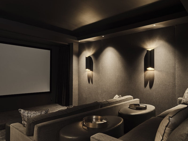 Dark Movie Theater Room