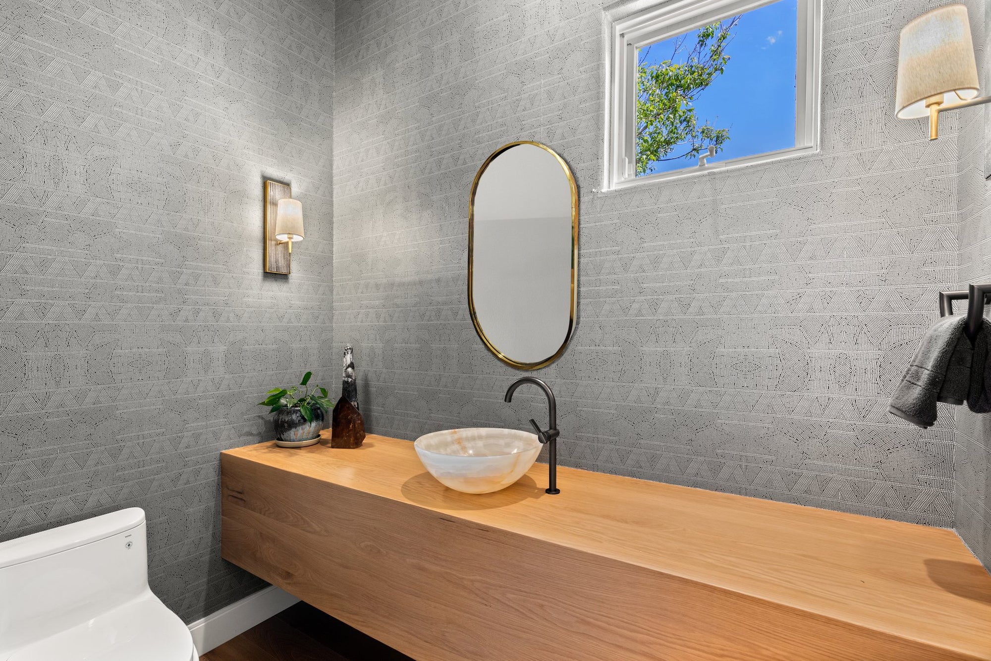 Collected vintage objects and decor styling