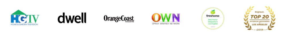 Featured in HGTV, Dwell, Orange Coast, OWN, Freshome, and Brightech Top 20