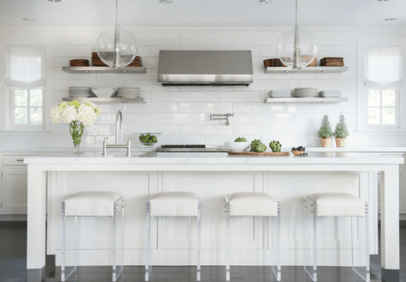 How to style open kitchen shelving