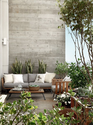 Outdoor living: patios, balconies and terraces