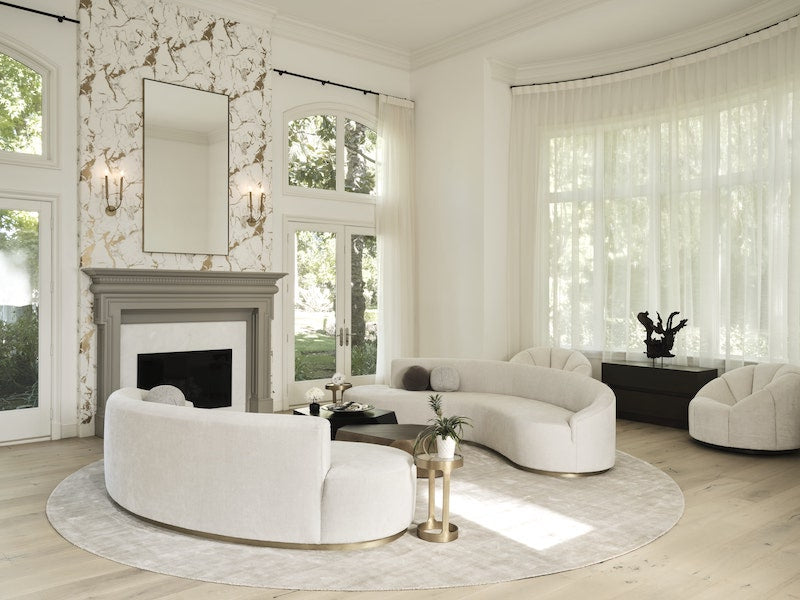Large Room Interior Based On White Color