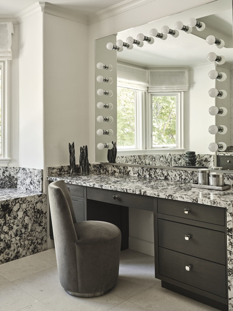 Marble Powder Room Table