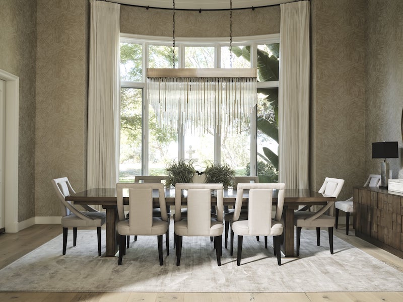 Dining Table With Chairs Around It