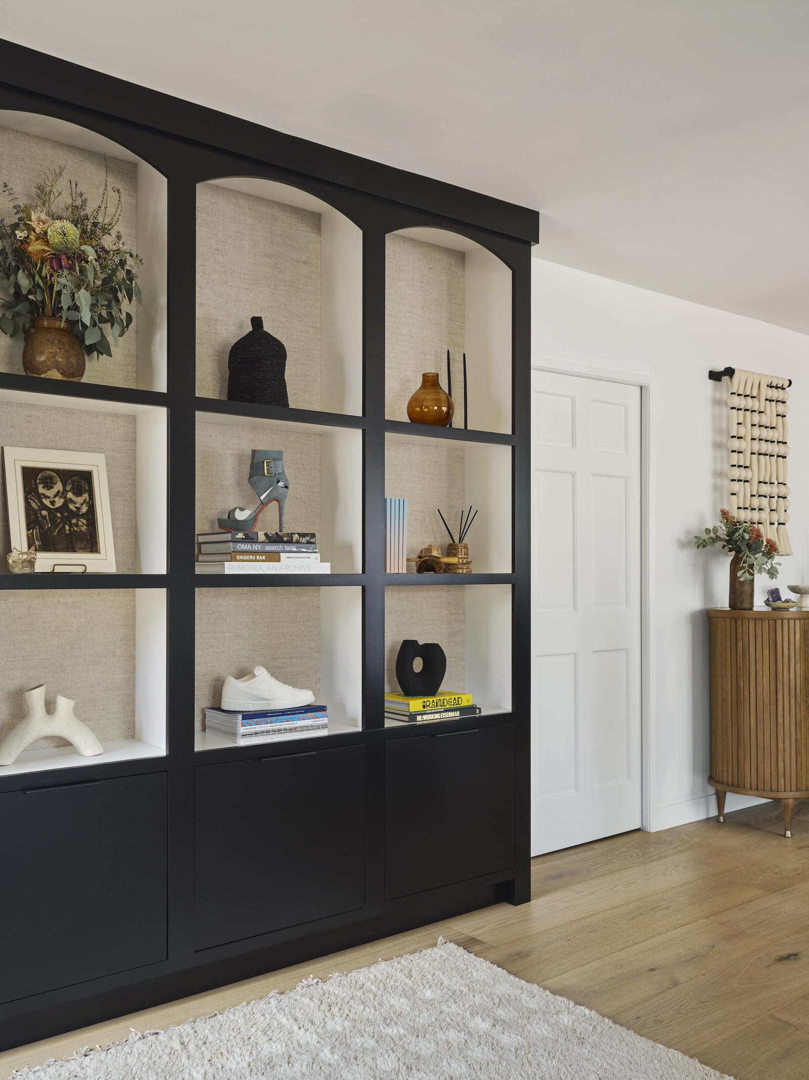 Room View With A Section Filled With Stuff By The Door