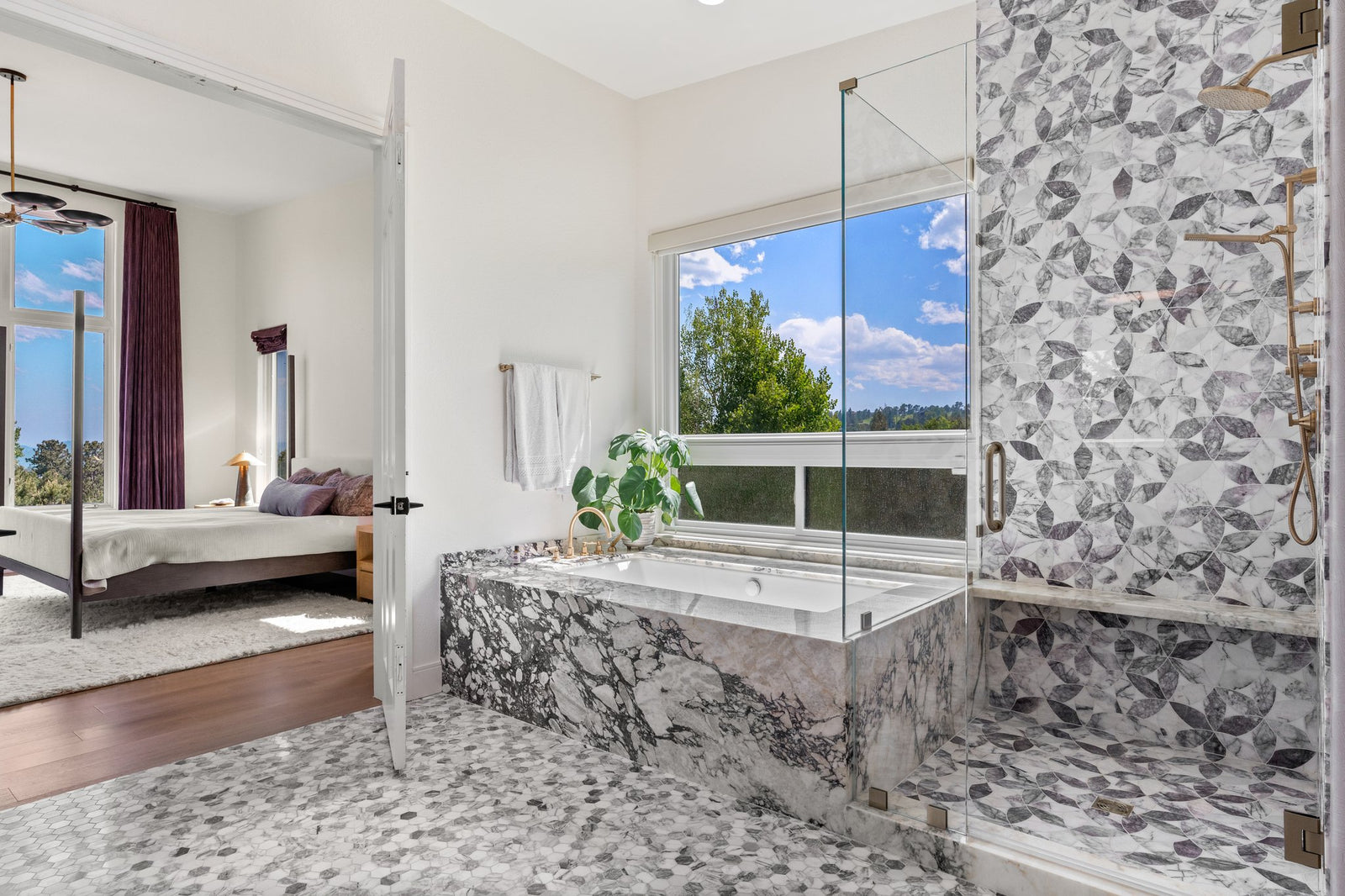 Bedroom And Bathroom View