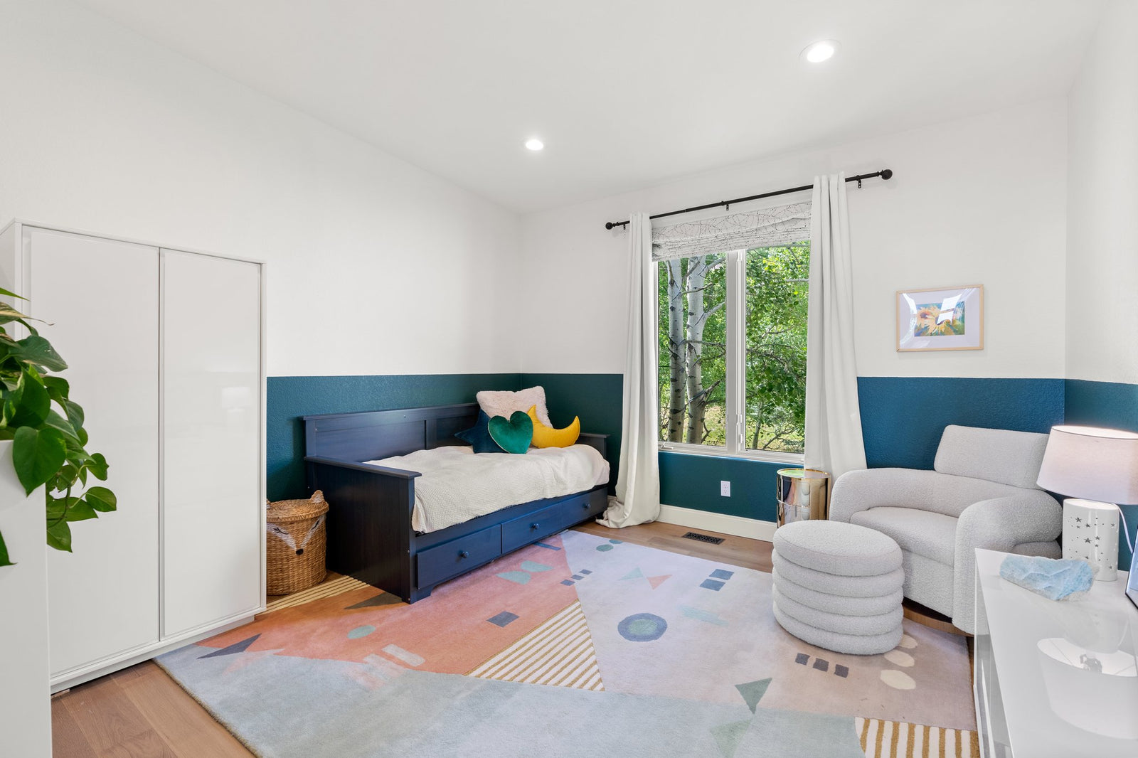 Kids Bedroom View With Bunch Of Furniture