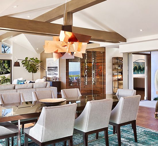 Large Living Room With A Dining Table