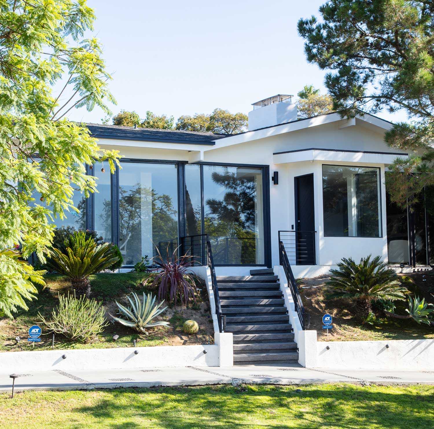 Entrance Of A White House