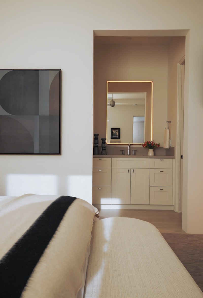 Bathroom Entryway Visible From Bedroom